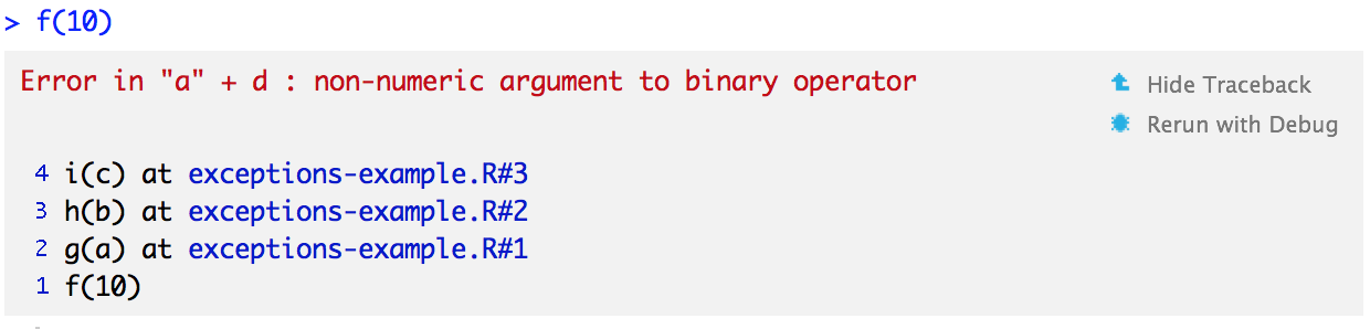 Exceptions And Debugging Advanced R